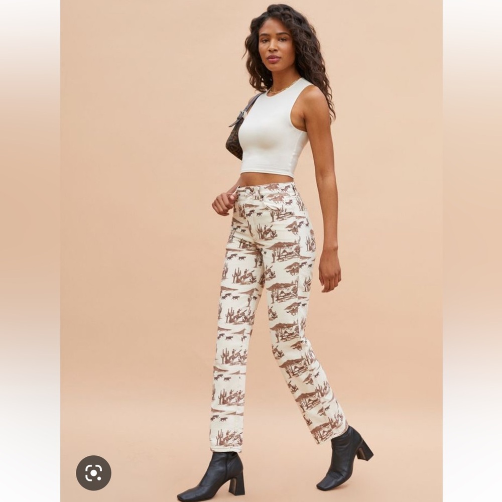 Reformation Desert Print Pants NWT